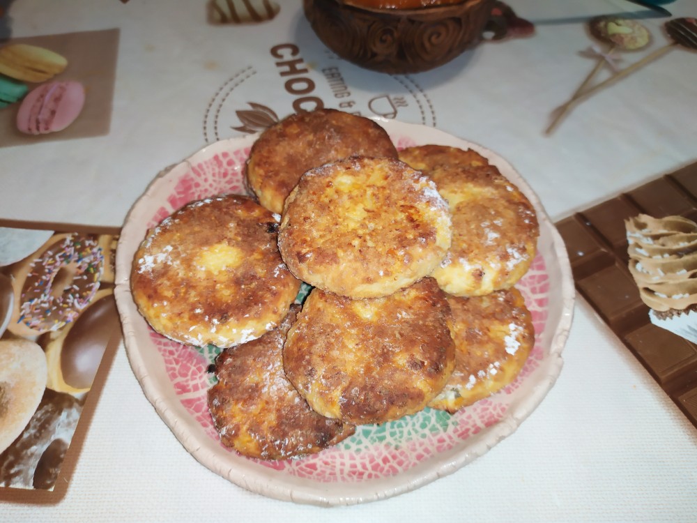 Сырники с манкой, запечённые в духовке