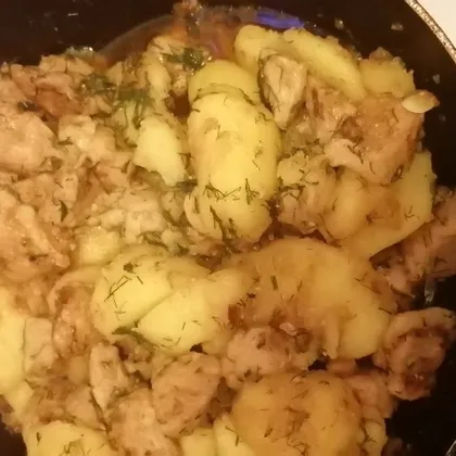 Свинина с картофелем (повседневное блюдо)