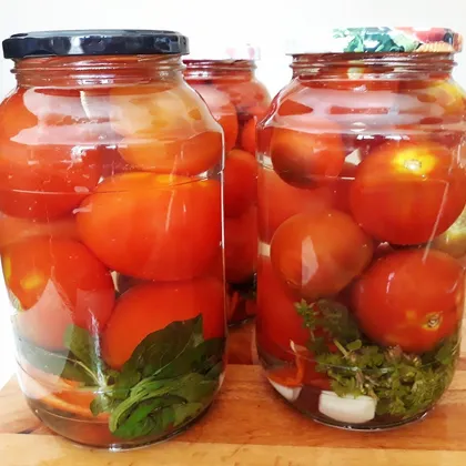 Консервированные томаты #заготовки