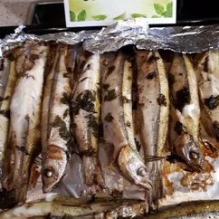 Корюшка запеченная в духовке🐟🐟🐟