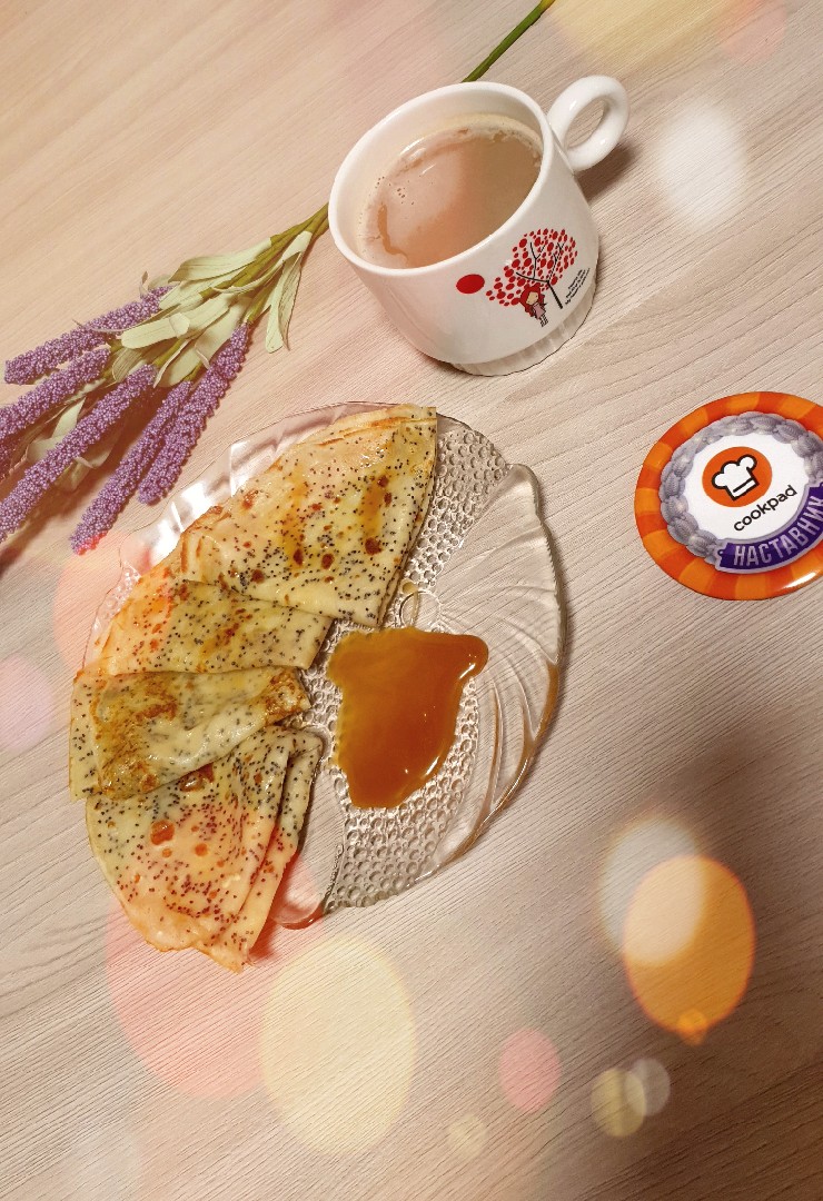 Блины с маком
