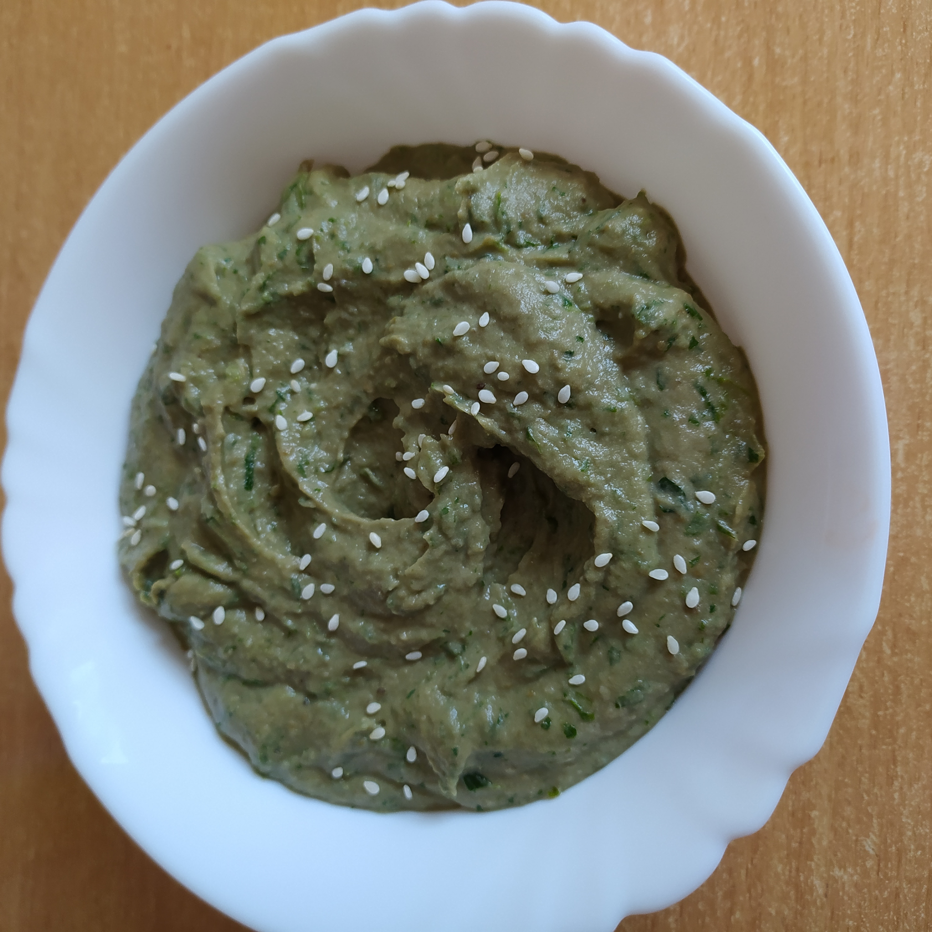 Паштет из баклажана с петрушкой (веганский)