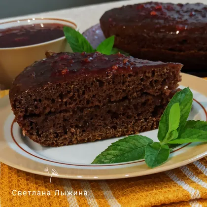 Манник с вареньем из персиков в мультиварке🥮