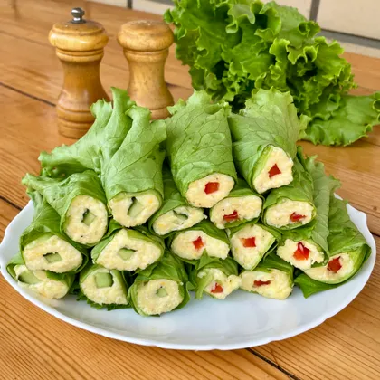 Закуска с огурцом и перцем 
