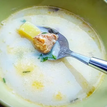 Суп из консервированной горбуши