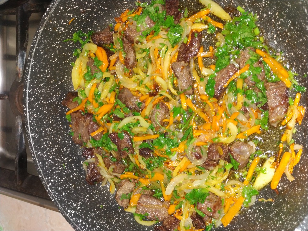 Мясо с овощами 🔥
