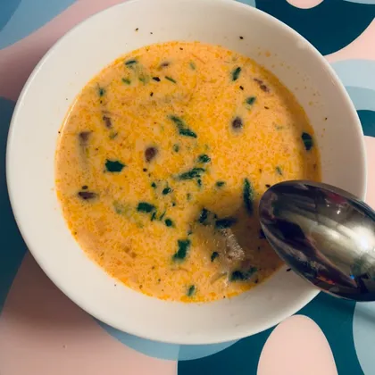 Сырный суп без картошки