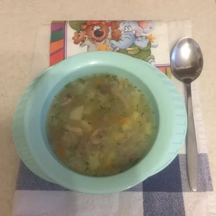 Легкий суп с рисом 🍲
