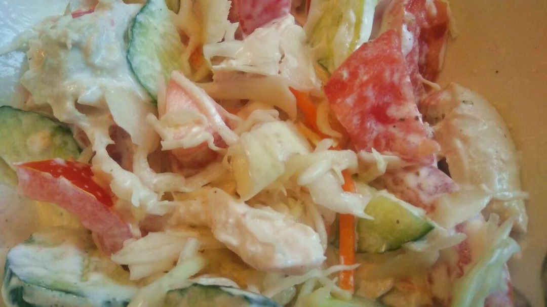 Салат с куриной грудкой