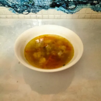 Суп  с красной чечевицей и фрикадельками