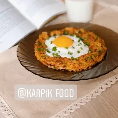 Картофельные драники с грибами и пармезаном 🤤