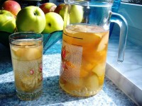 Компот из калины с яблоками