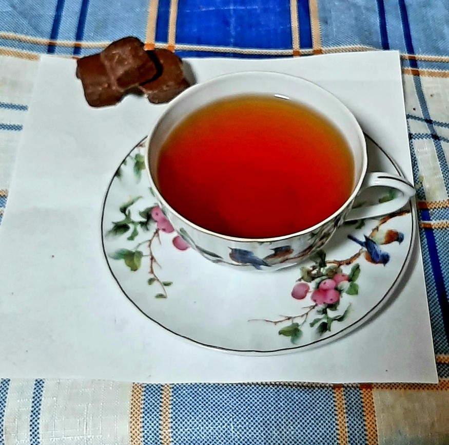 Чай из чаги с травами и медом