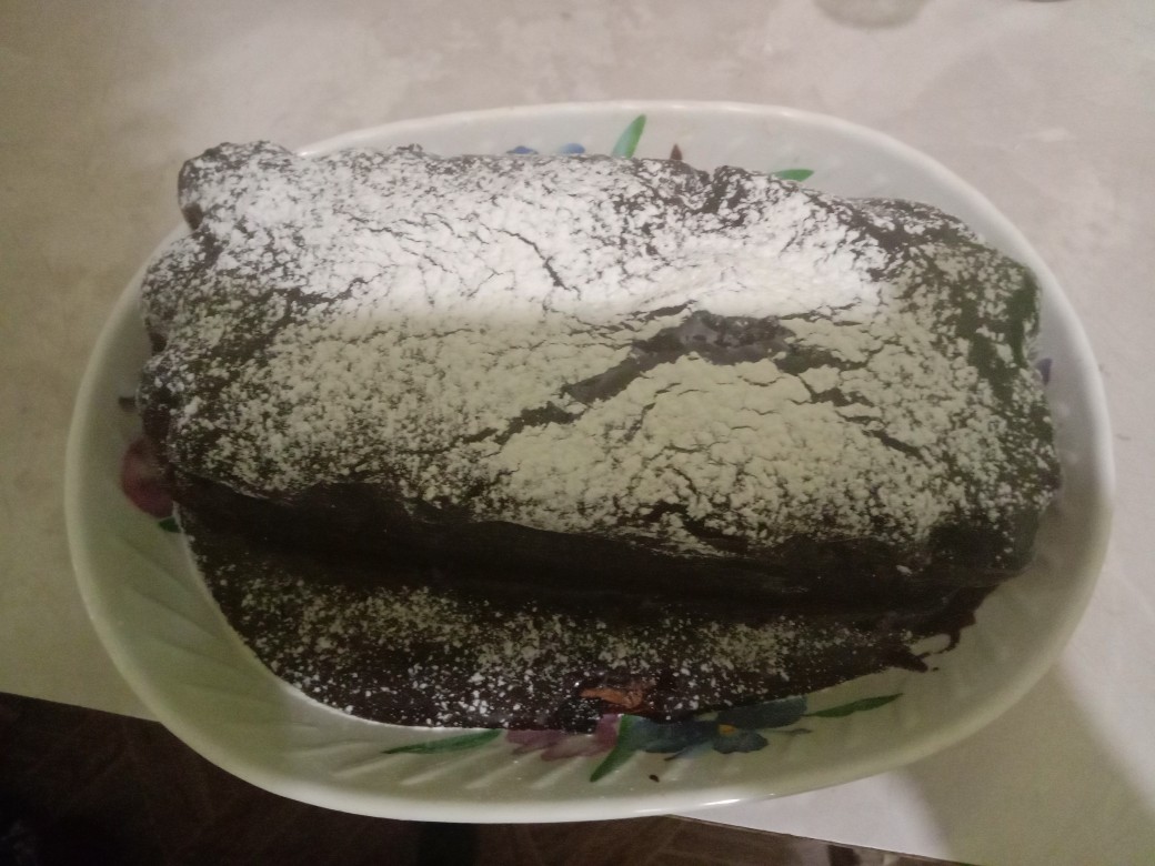 Бананово-шокаладный кекс
