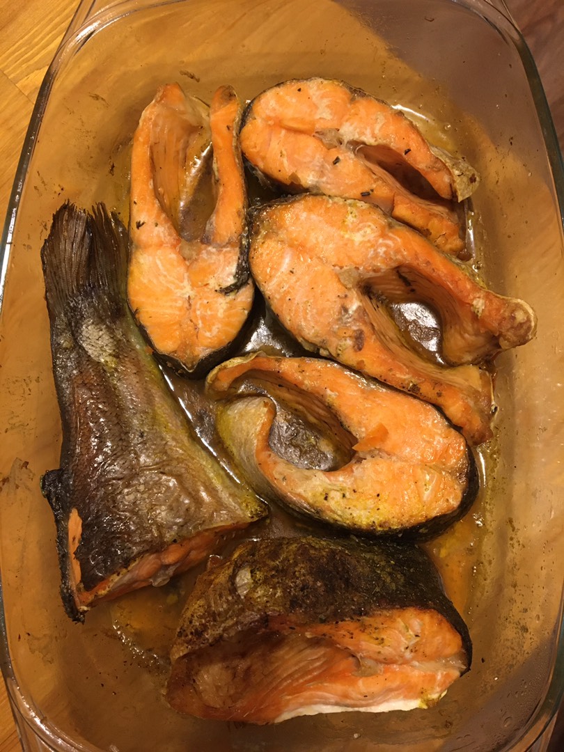 Форель в духовке - Пошаговый рецепт с фото. Вторые блюда. Блюда с рыбой и морепродуктами