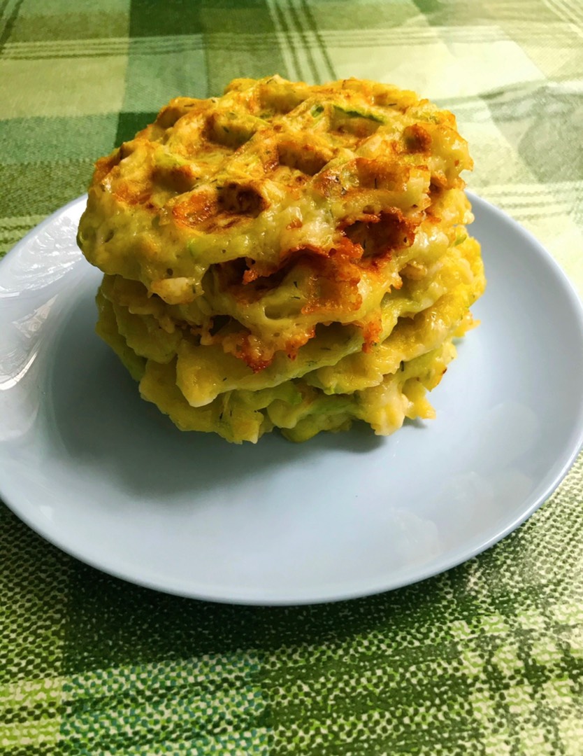 Кабачковые вафли