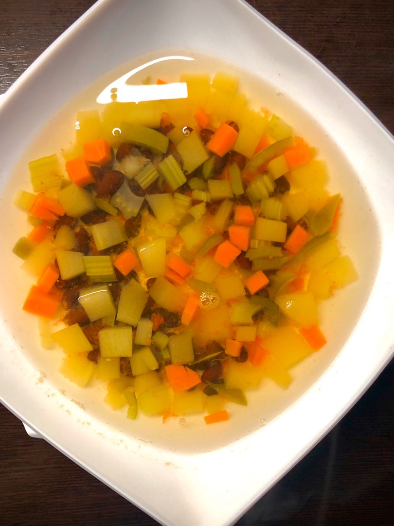 Минестроне с красной фасолью