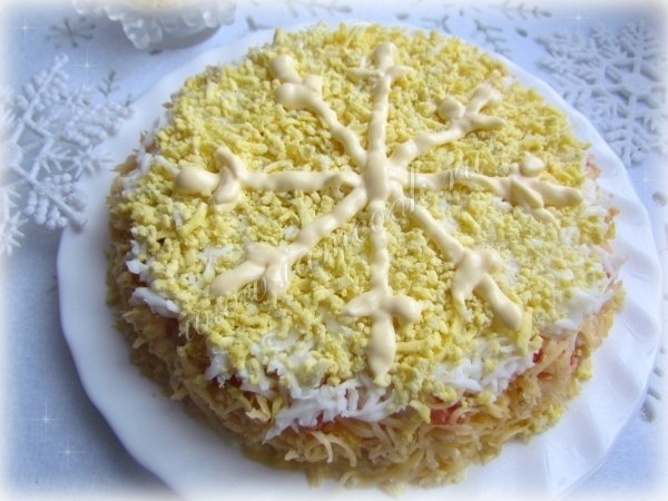 Салат"Снежинка"