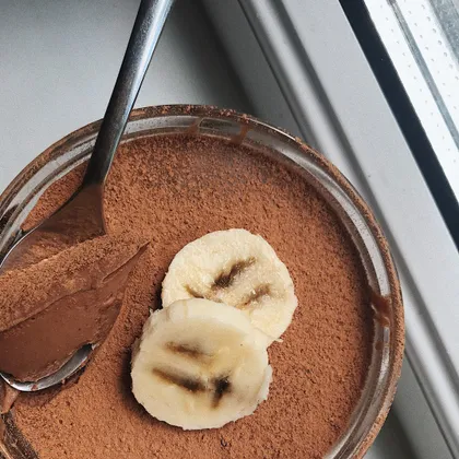 🍫 Шоколадный террин/пудинг-мусс с бананом