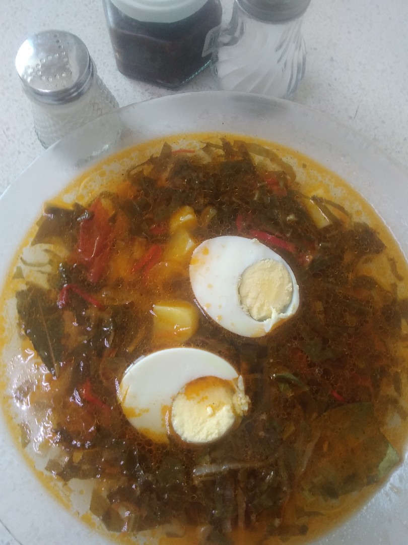 Борщ с щавелем