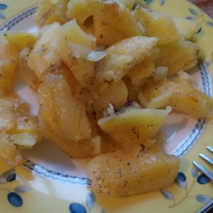 Картофель жаренный на топленом масле