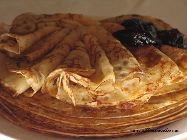 Блинчики на молочной сыворотке