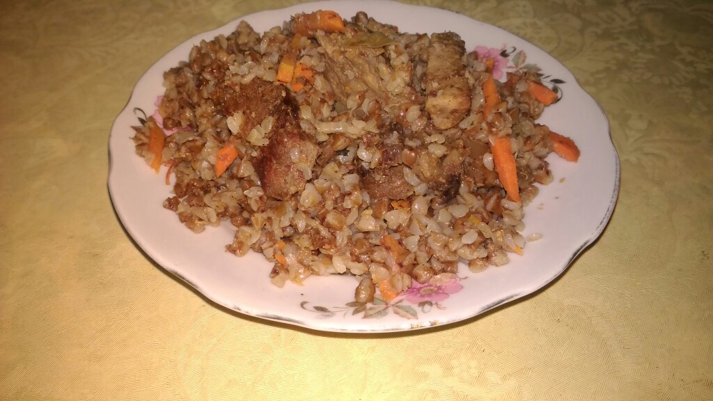 Плов гречневый