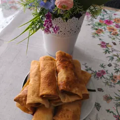 Блины на молоке и кипятке