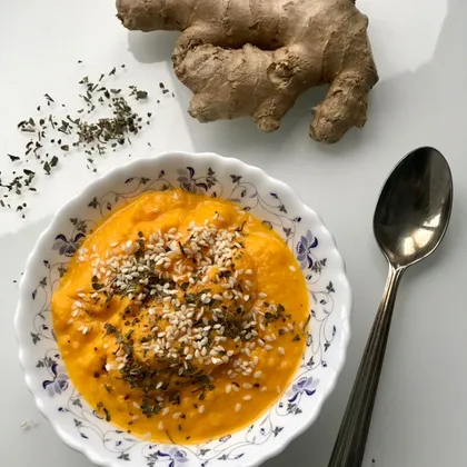 Морковно-имбирный крем-суп