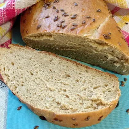 Домашний хлеб из цельнозерновой муки 🥖