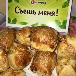 Мини пирожки с сыром и брынзой