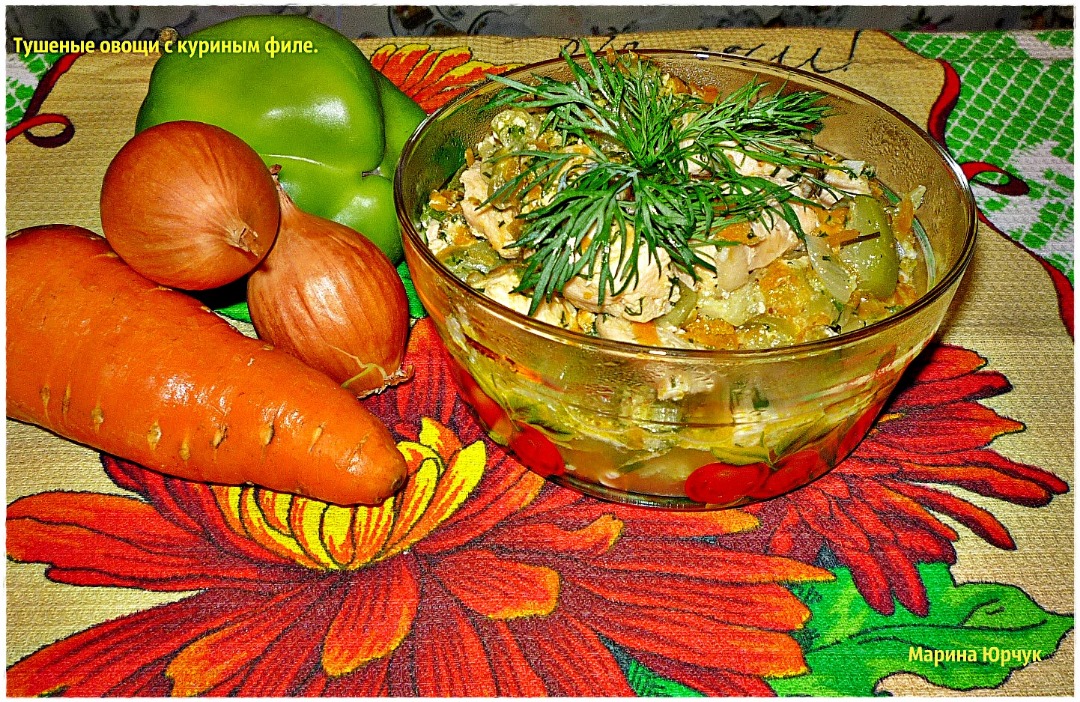 Картофель, тушеный с курицей и томатами рецепт с фото пошагово - l2luna.ru