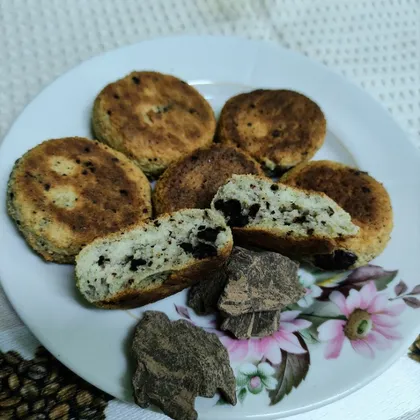 Творожное Кето печенье с крошкой шоколада