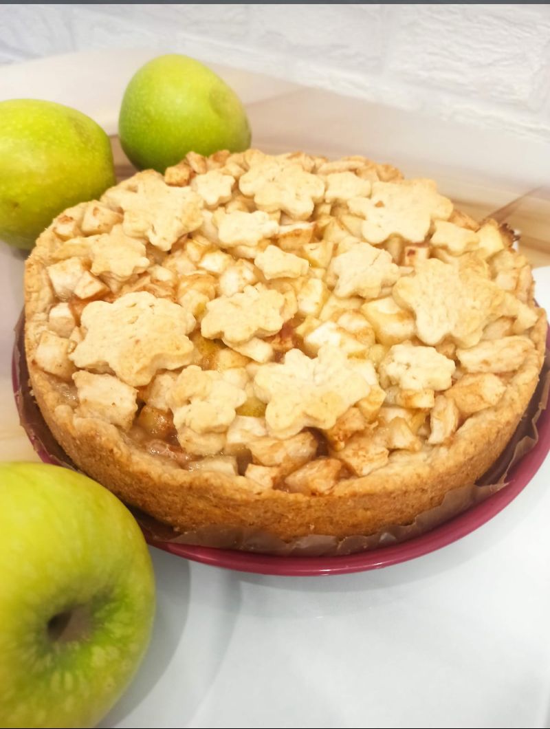 Постный пирог с яблоками!🍏