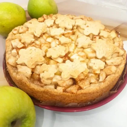 Постный пирог с яблоками!🍏