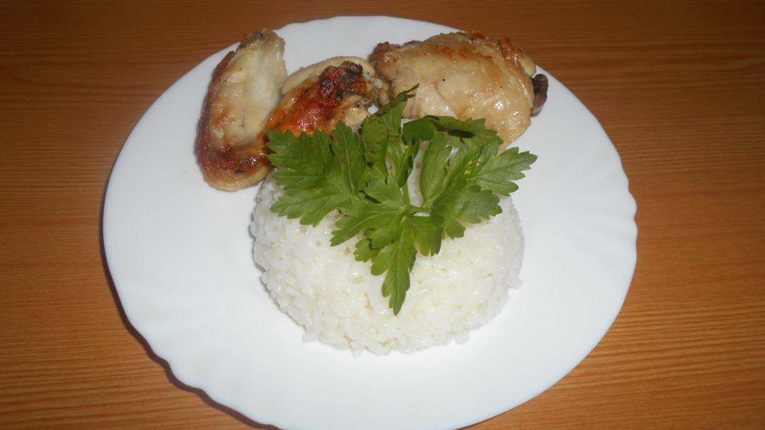 Жареная курица в чесночном маринаде