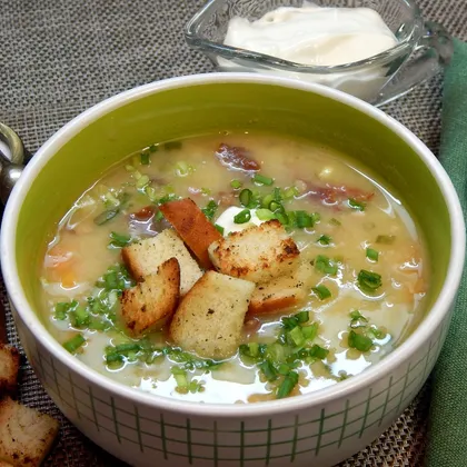 Гороховый суп. Простой, вкусный и сытный
