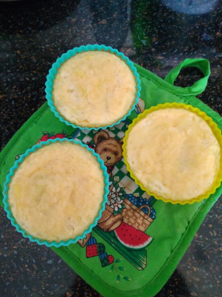 Кабачковое суфле с рисовыми хлопьями