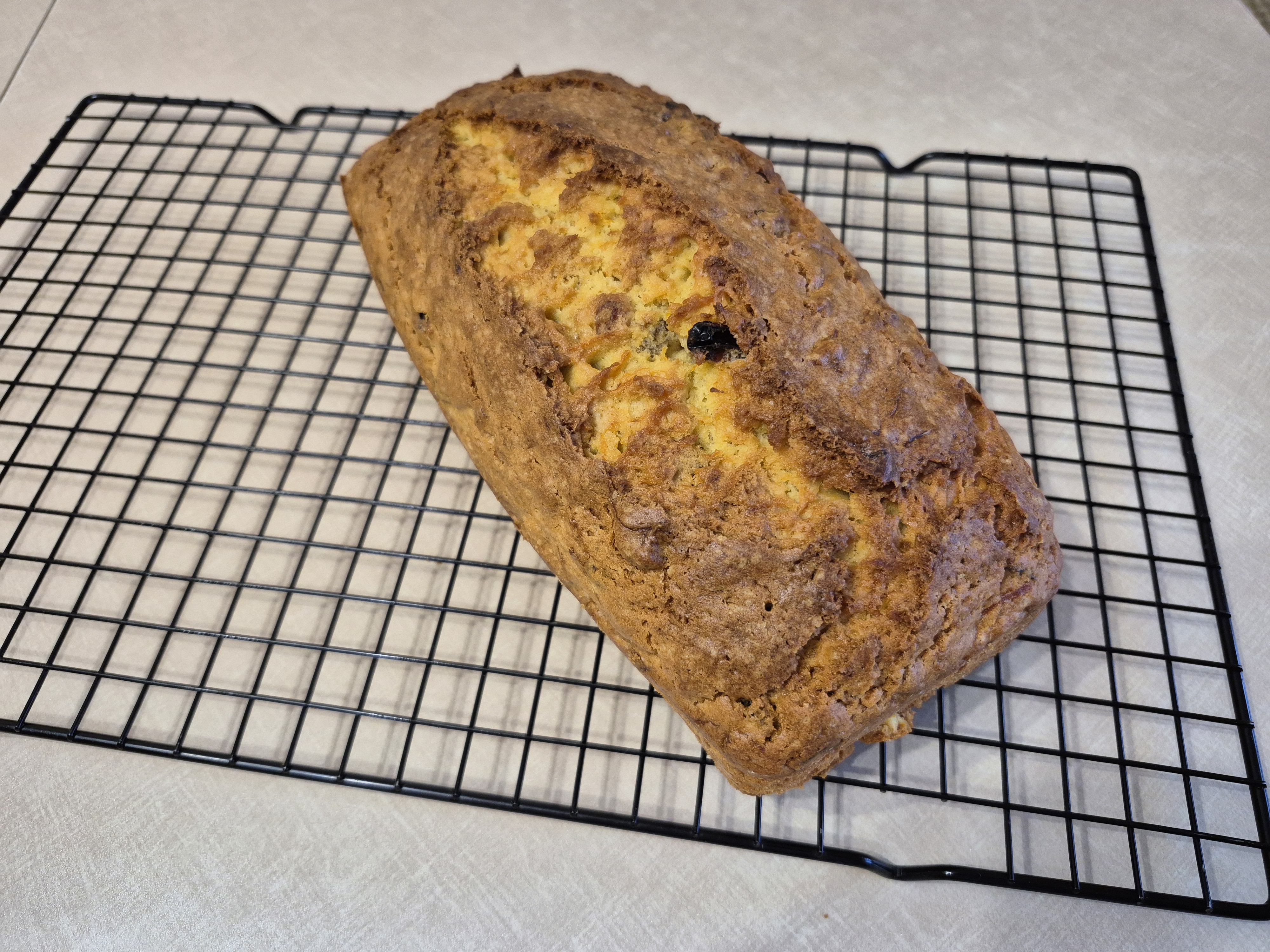 Тыквенный кекс с изюмом