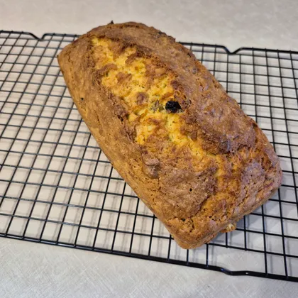 Тыквенный кекс с изюмом 