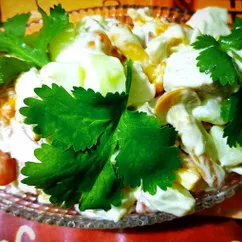 Салат "Мужской с опятами"