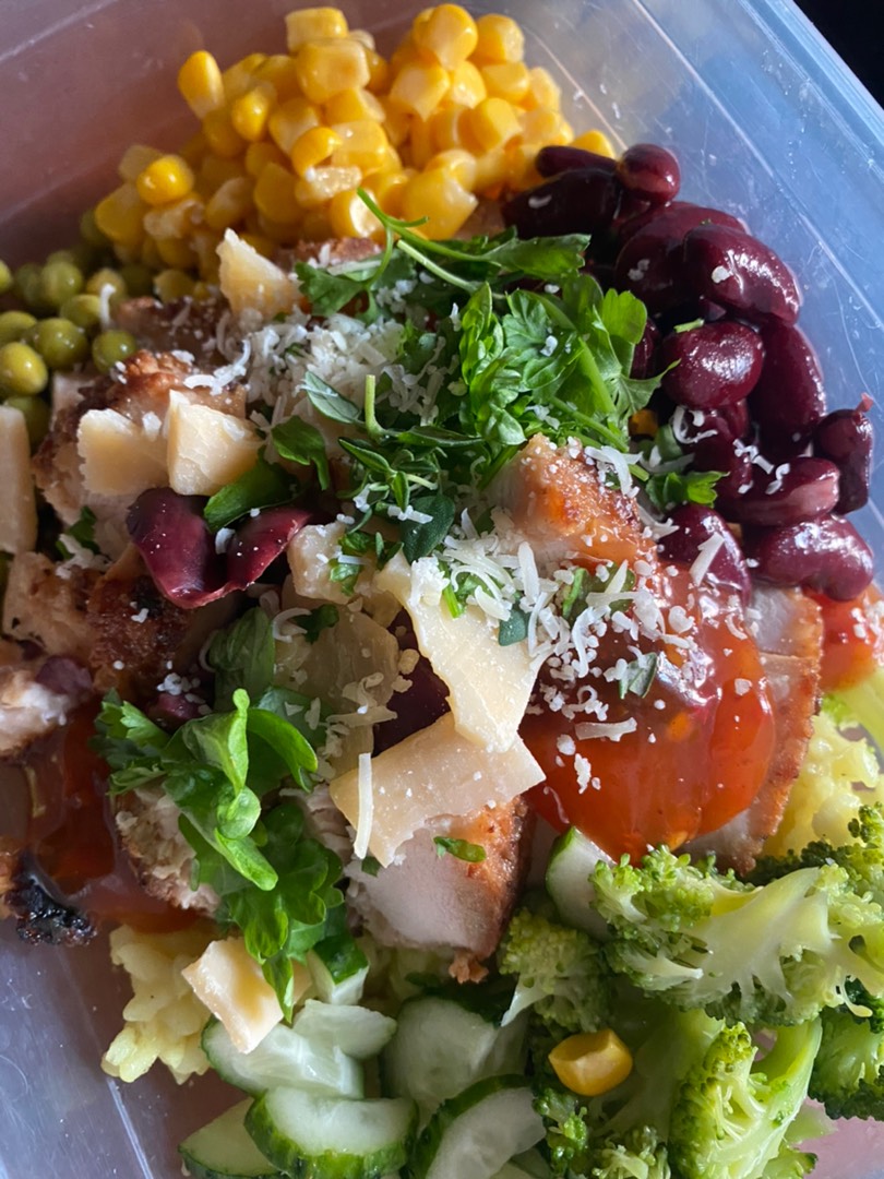 Поке с курицей