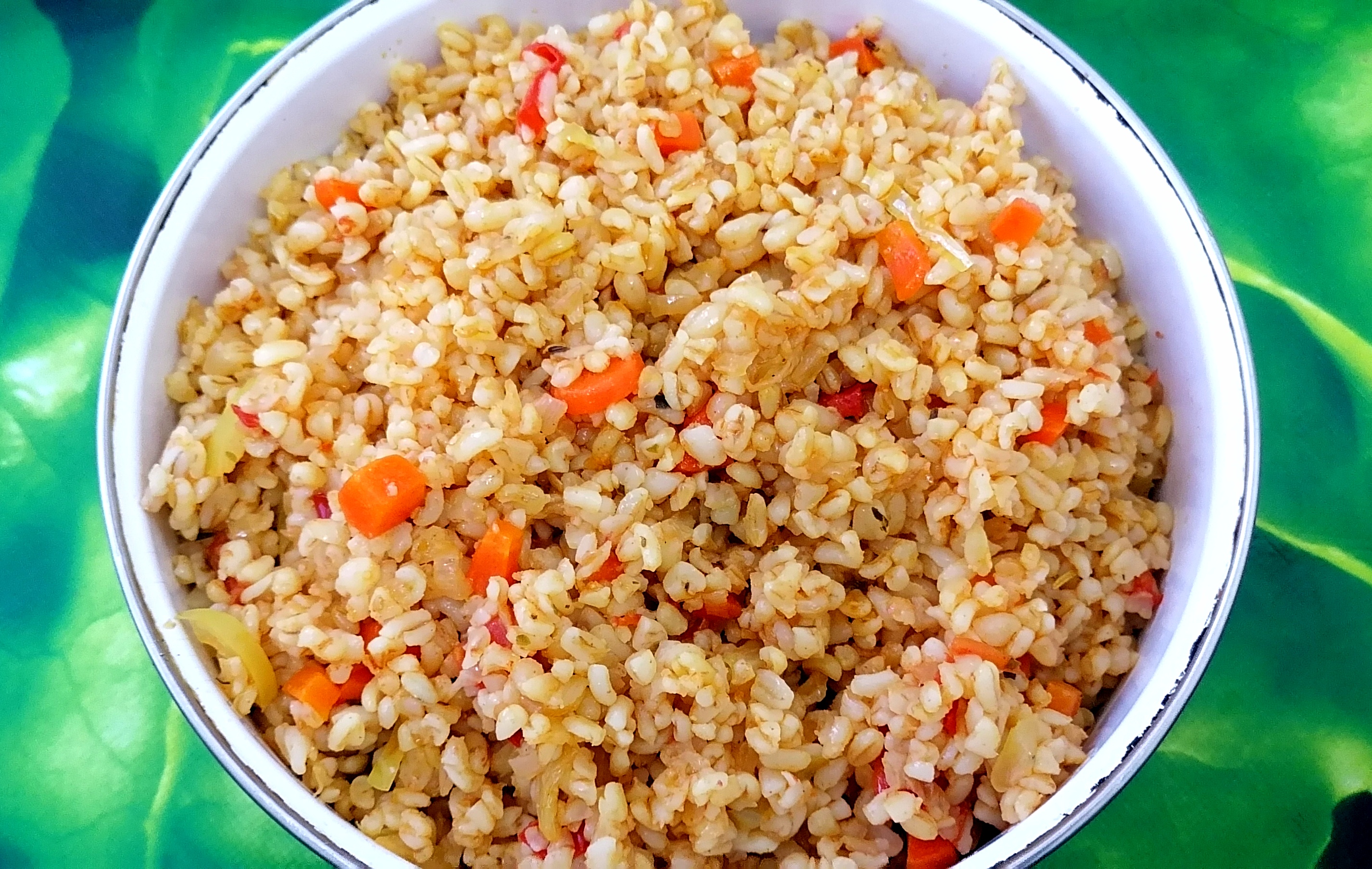 Булгур с овощами