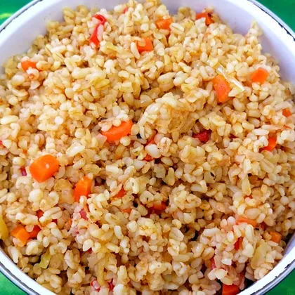 Булгур с овощами