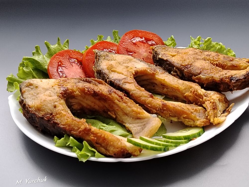 Сазан, жаренный на сковороде