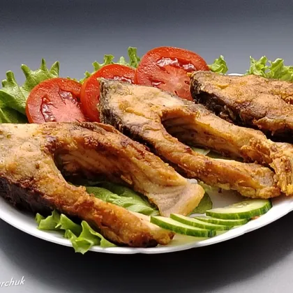 Сазан, жаренный на сковороде