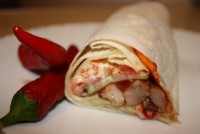 Быстрая шаурма с корейской морковью