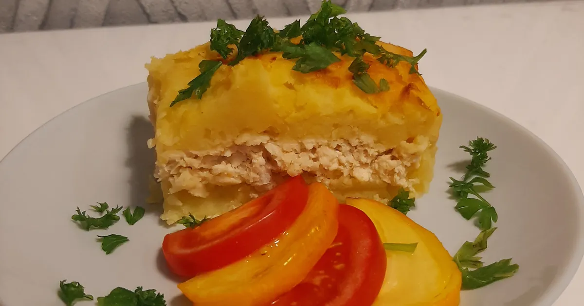 Картофельная запеканка с мясом рецепт с фото пошаговый от Vcusnyam ...