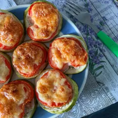 Кабачки с курицей