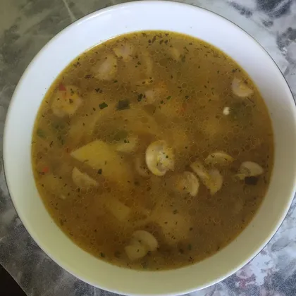 Грибной суп 🥣 с курицей